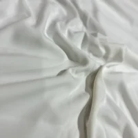 Pure White Plain Crepe Fabric Dress Fabric Curtains Fabric - Image 3