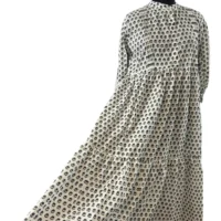 Hand Block Printed Long Dress - Image 3