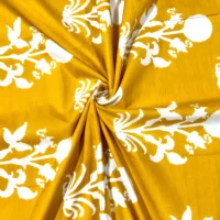 Mughal Hand Block Print Fabric - Image 3