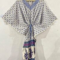 White Elephant Block Print Dress For Women - Image 3