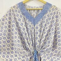 White Elephant Block Print Dress For Women - Image 2