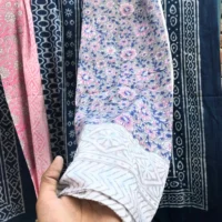 5 Pieces Assorted Lot Hand Block Print Scarfs - Image 4