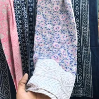 5 Pieces Assorted Lot Hand Block Print Scarfs - Image 2
