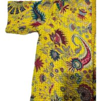 Paisley Design In Multicolour Kanta Work Hand block Jacket - Image 2