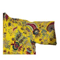 Paisley Design In Multicolour Kanta Work Hand block Jacket - Image 5