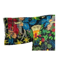 Farihda Khalo Kanta Work Hand Block Print Jacket Party Short Jacket - Image 5