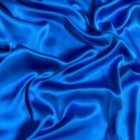 100% Indian Kasturi Plain Silk Fabric Plain Blue Colour - Image 4