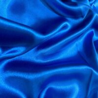 100% Indian Kasturi Plain Silk Fabric Plain Blue Colour - Image 2