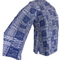 Stripey Blue Vintage Jacket - Image 3