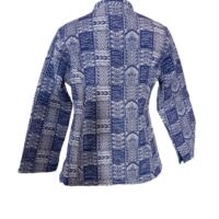 Stripey Blue Vintage Jacket - Image 4