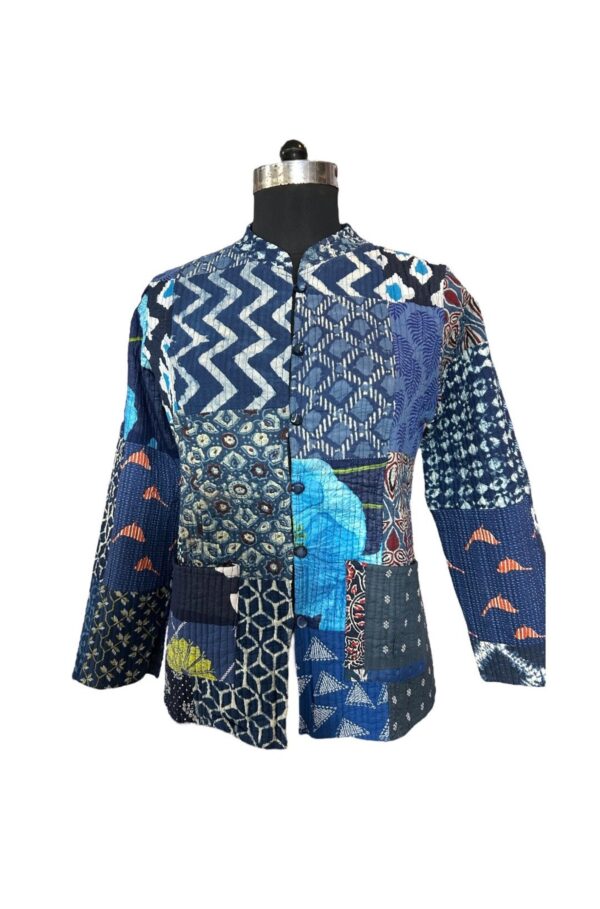 Simple Dark Blue Vintage Jacket