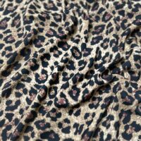 Leopard Print In Kasturi Crep Fabric - Image 2