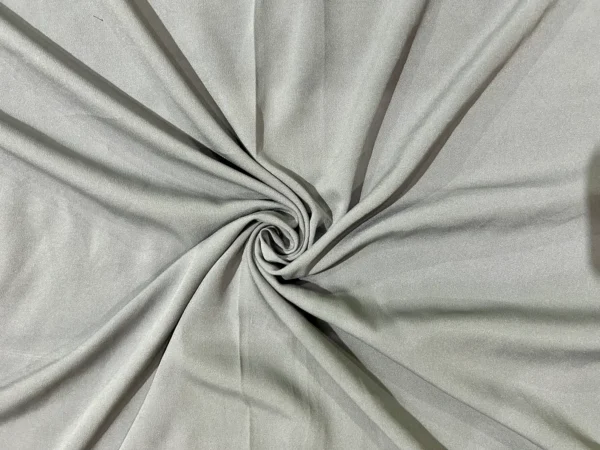 Gray Plain Soft Crepe Fabric Dress Fabric Curtains