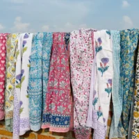 Hand Block Print Summer Sarong Pareo 5 pieces - Image 4