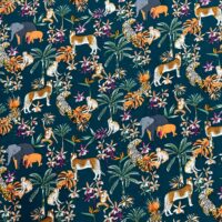 Jungle Animal Print In Crep Fabric With Beautiful Dressmaking Fabric Woman Clothing - Image 6