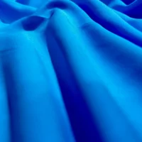 Beautiful Light Blue Plain Crepe Fabric Dress Fabric Curtains - Image 2