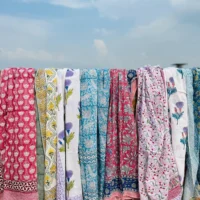 5 Piece Sarong Summer Lot Hand Block Print Scarfs - Image 4