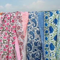 5 Piece Sarong Summer Lot Hand Block Print Scarfs - Image 2