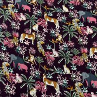 Jungle Animal Print In Silk Crep Fabric With Beautiful Dressmaking - Image 2