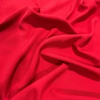 Pure Dark Red Plain Soft Crepe Fabric Dress Fabric Curtains - Image 2