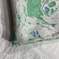 Handmade Natural Marble Print Fabric Dress Fabric Hand Block Print - Image 3