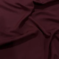 Wine Plain Soft Crepe Fabric Dress Fabric Curtains - Image 2